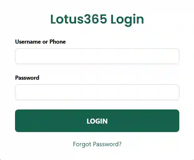 Lotus365 Login
