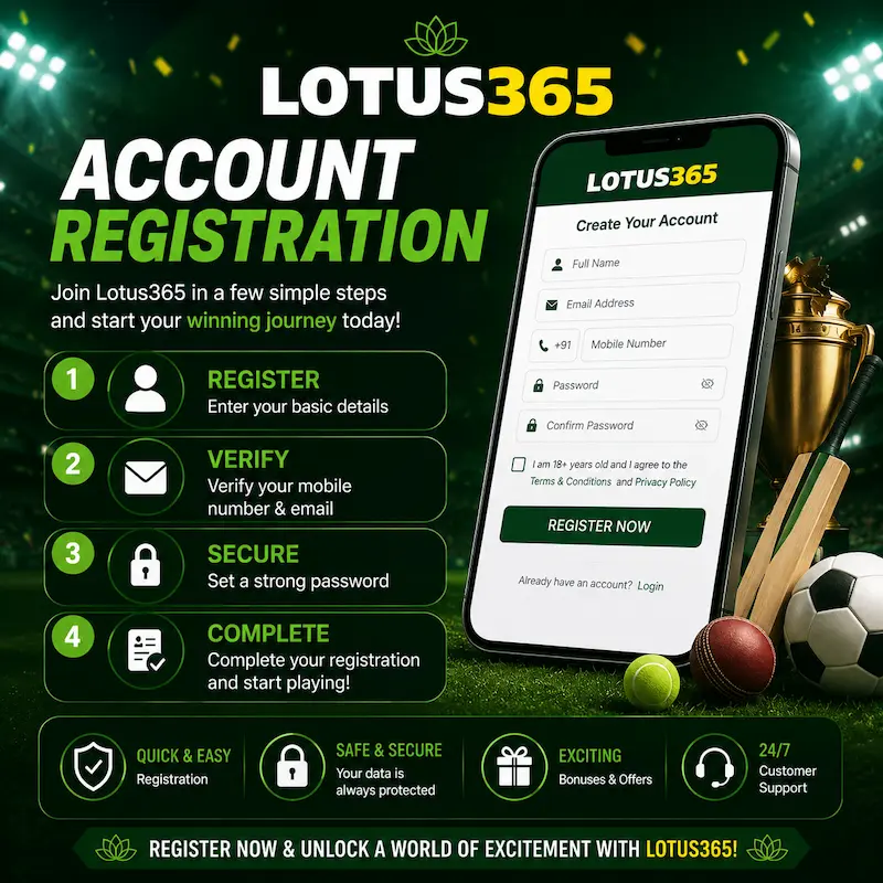 Lotus365 Account Registration